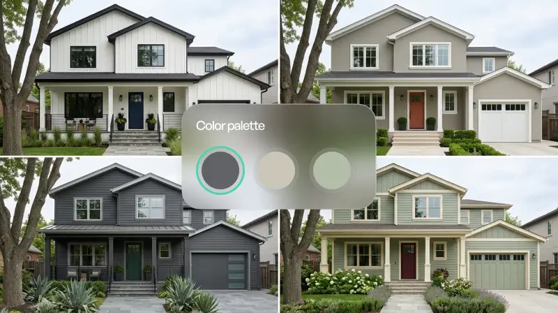 Color schemes with real paint references